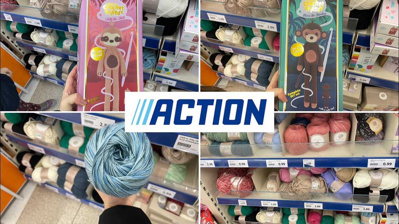 Action live Shopping 💙 Neue Häkelsets | Wolle | Baumwolle 