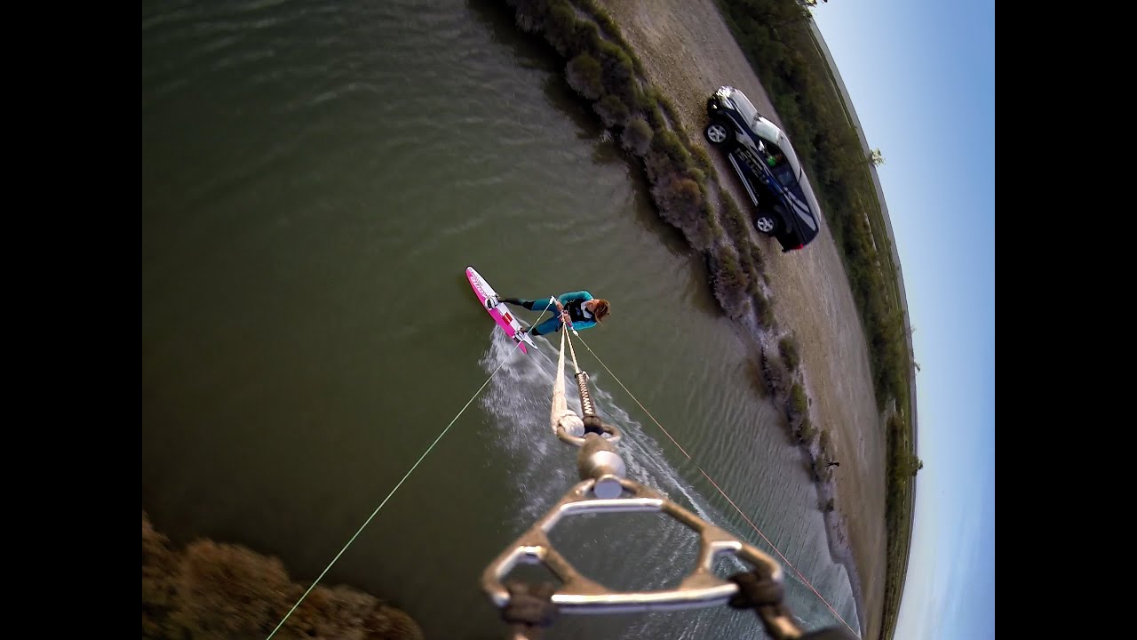 Kitesurf vs car YouTube