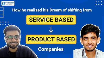 How he became Consistent after joining Bosscoder | Service - Product Based | Bosscoder Experience