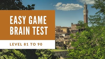 Easy Game Brain Test Level 81 to 90 Walkthrough