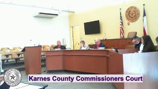 01-13-2026 Commissioners Court of Karnes County Texas