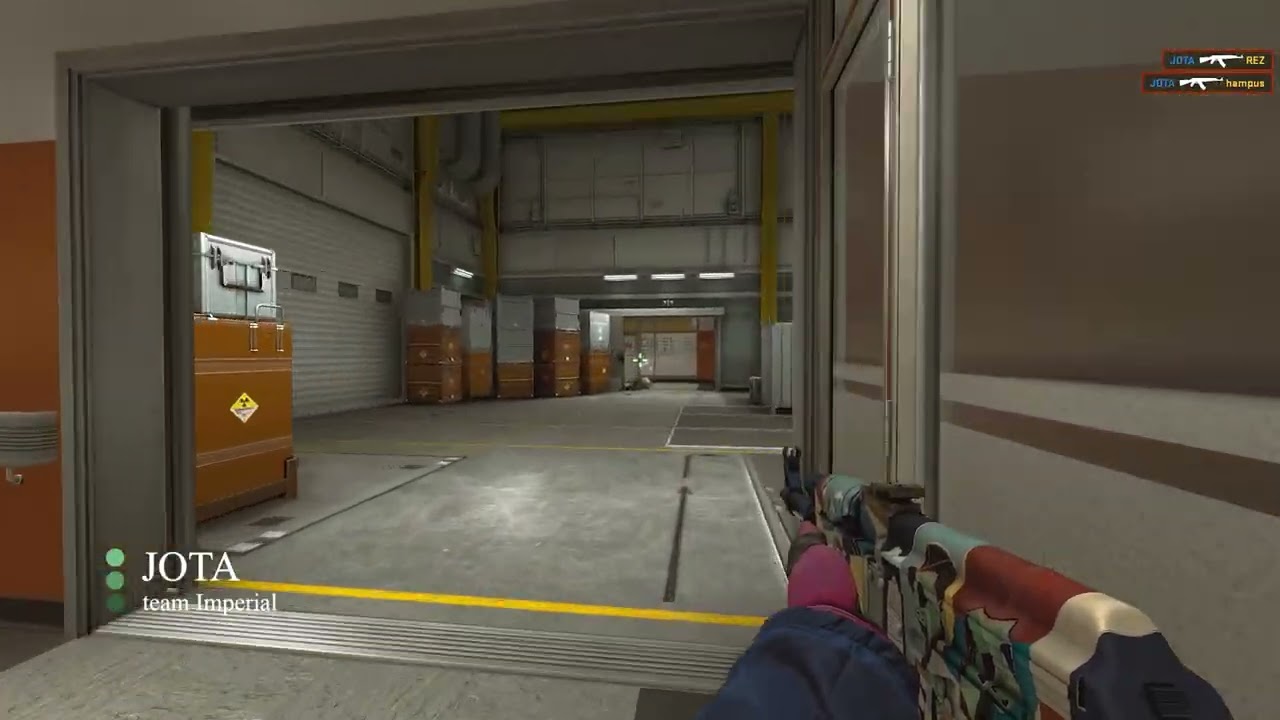 CSGO Imperial JOTA 4 Kills AK47 vs NiP Nuke IEM Cologne 2023