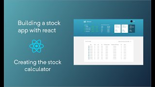 Creating the stock calculator screenshot 2