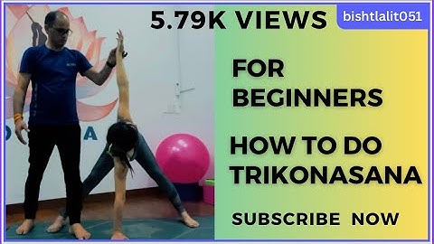 trikonasana variations for beginners/ triangle pose variations