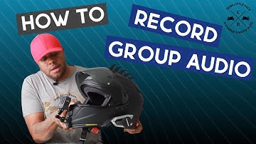 How to record group audio with GoPro & Sena