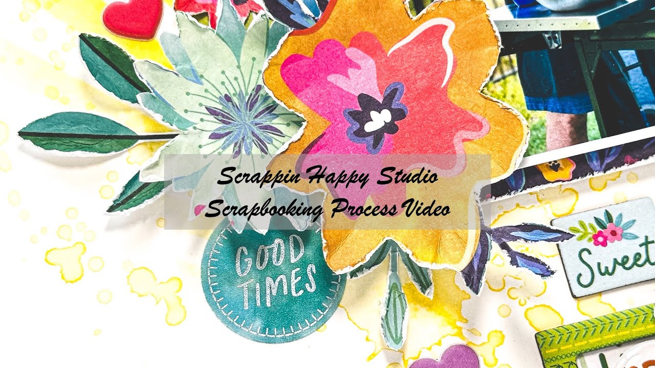 Scrapbooking Process Video #245 | BBQ Time Layout | Scrappin Happy ...