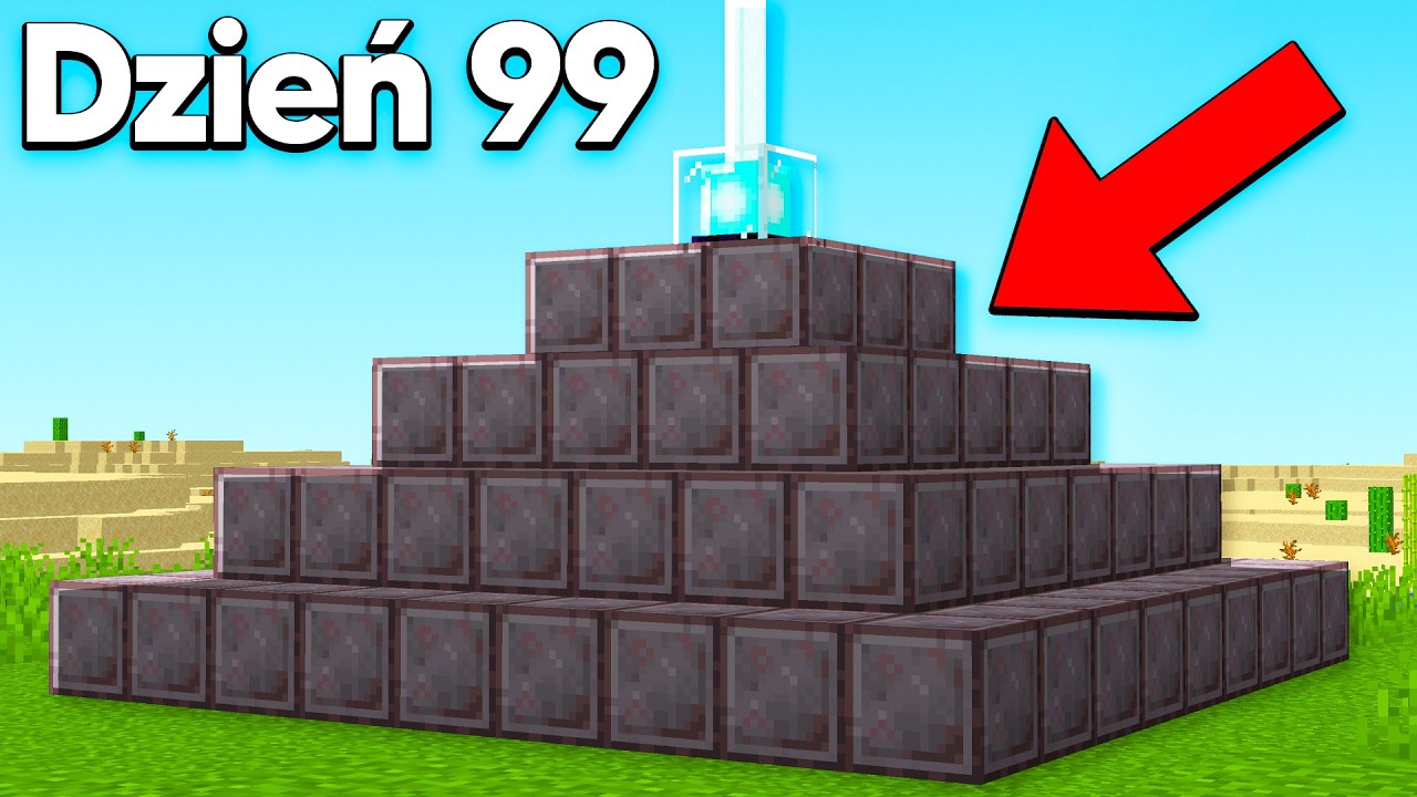 Zdobyłem NETHERITE BEACON w 100 DNI w Minecraft Hardcore...