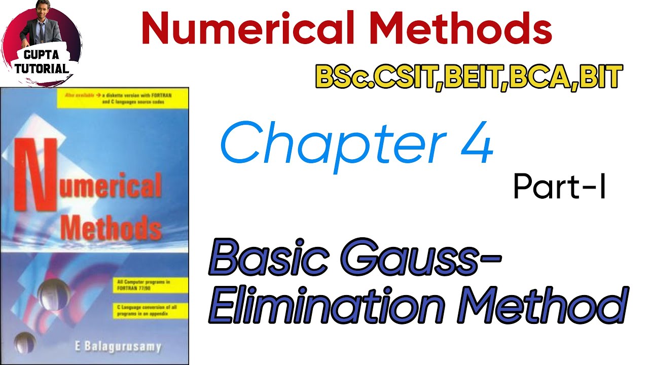 Chapter-4 Basic Gauss-Elimination Method Part-I #NepaliLangauge - YouTube