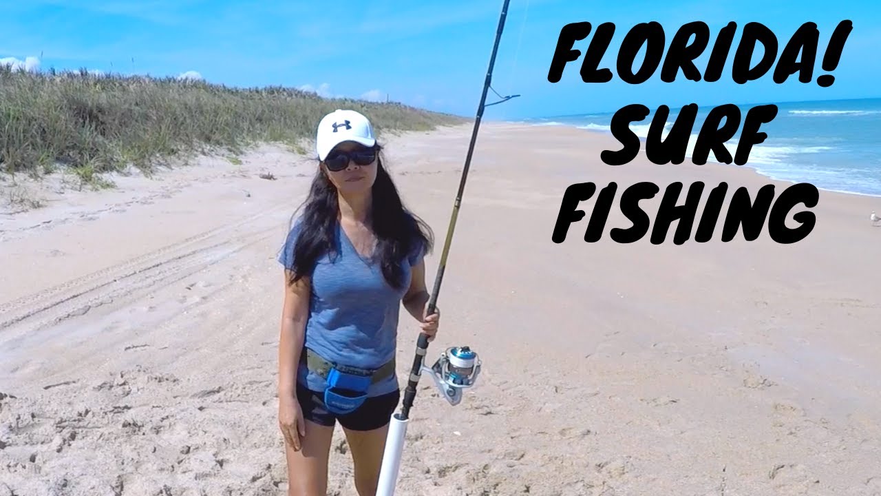 SURF FISHING NEW SMYRNA BEACH, We caught Pompano, Bluefish, Palometa