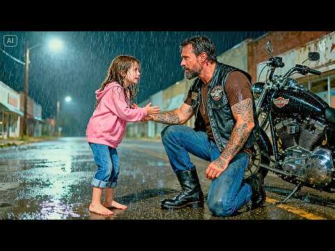 "Don't Leave Me!" A Girl Ran After a Biker in the Storm—The Hells Angels' Response Shocked Millions