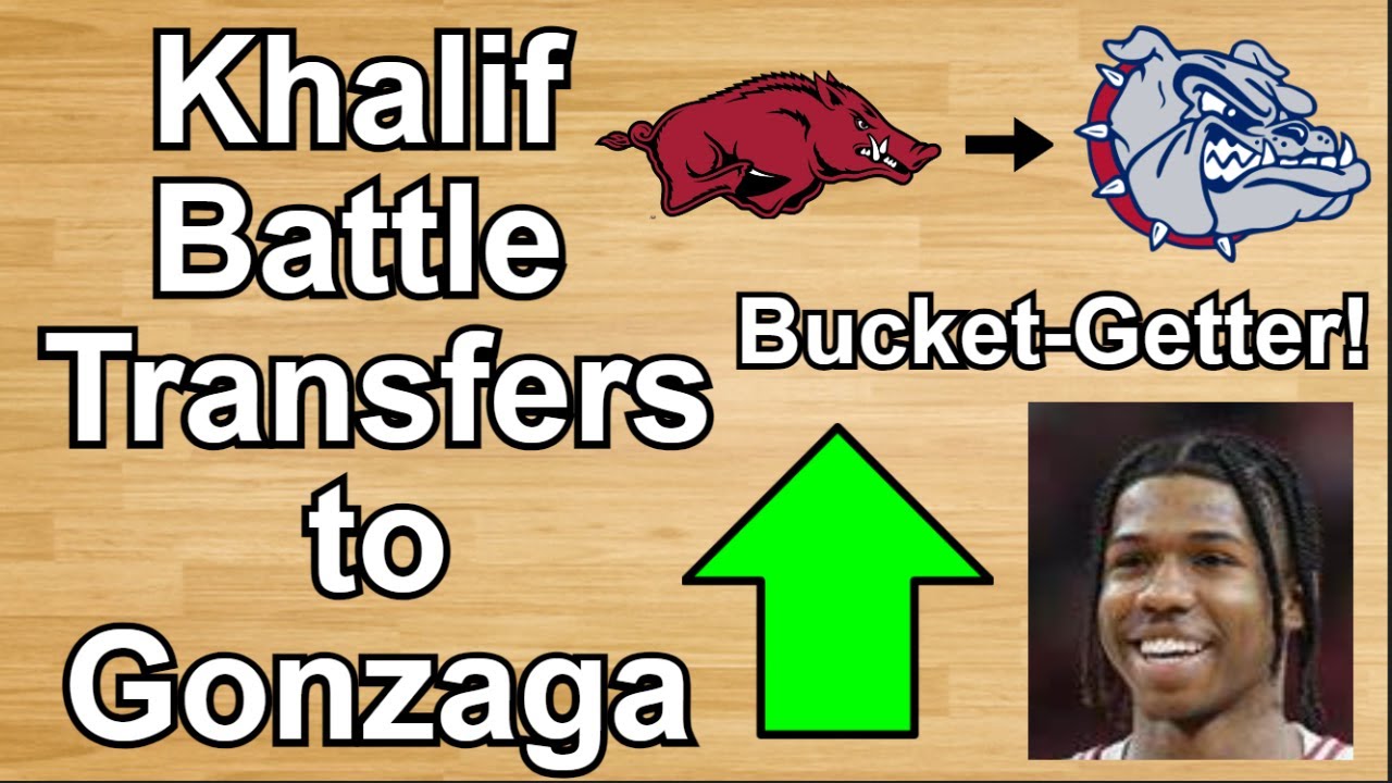 Khalif Battle Transfers to Gonzaga!!! 