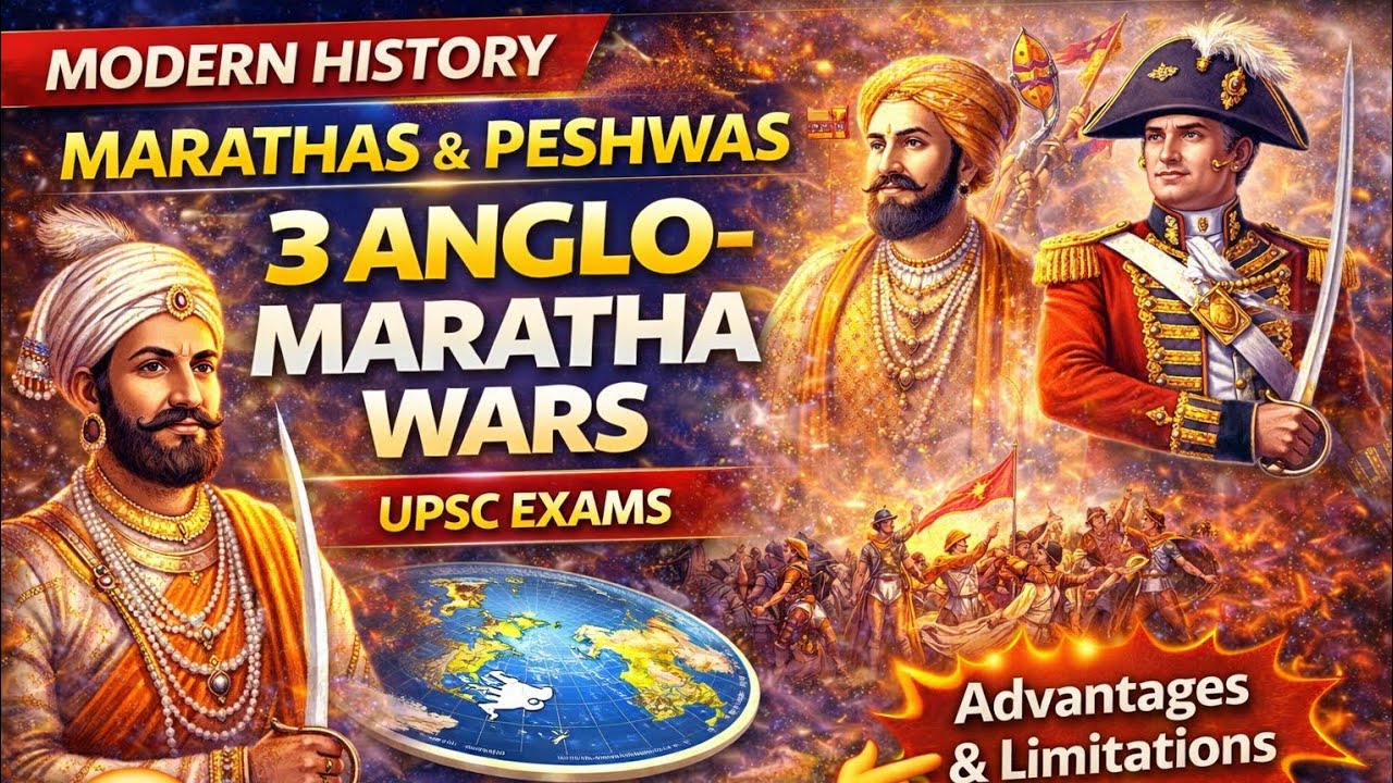 Marathas & Peshwaship 🔥 3 Anglo-Maratha Wars