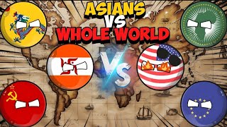 [ASIANS VS WHOLE WORLD] 🥵🔥 || World Provinces || #countryballs #geography 