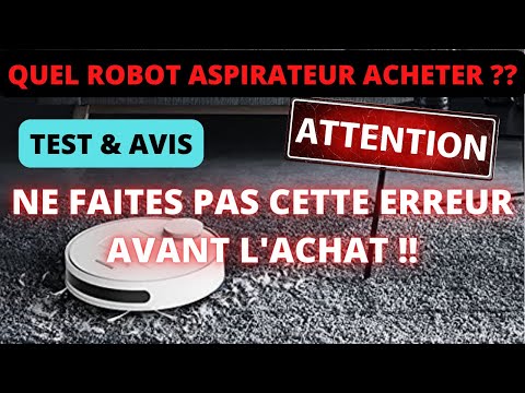 Vidéo: Aspirateur robot 