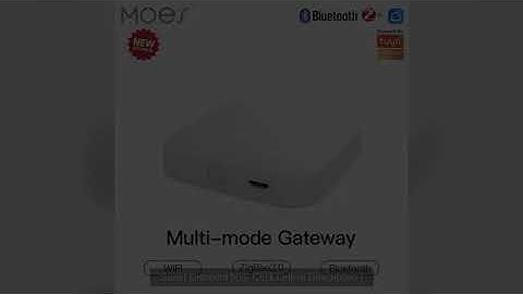MOES New Multi-mode Smart Gateway ZigBee Bluetooth Mesh Hub Work with  Super Discount 50%