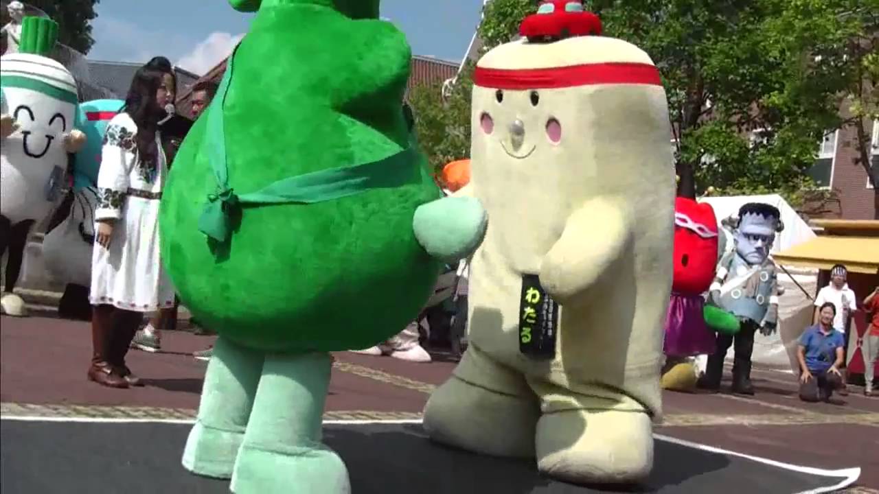 ゆるキャラ大運動会２日目　相撲勝負