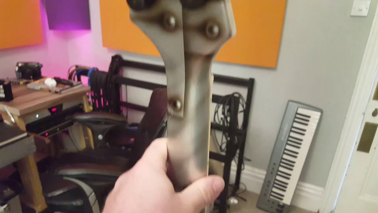 Jackson USA King V KV2T Bolted Steel Shark Eye Inlays Guitar Video Close Up Review