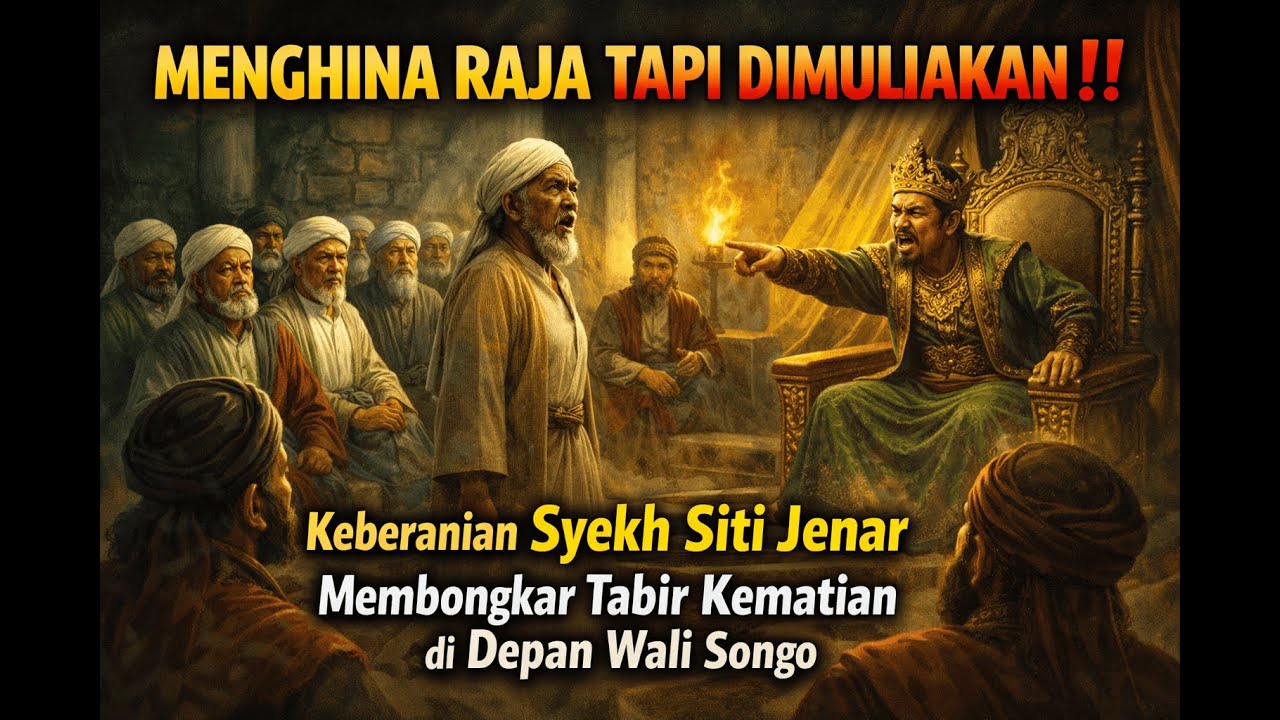 MENGHINA RAJA TAPI DIMULIAKAN‼️ Keberanian Syekh Siti Jenar