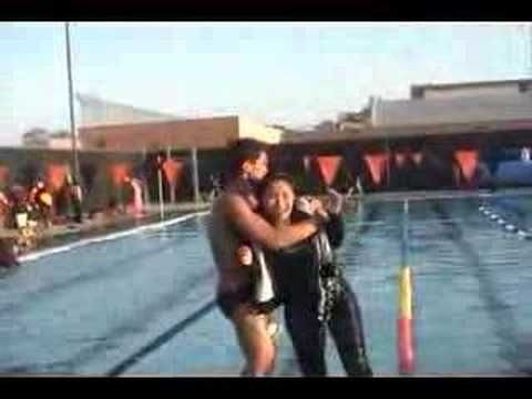 Katrina Gets Thrown in the Pool