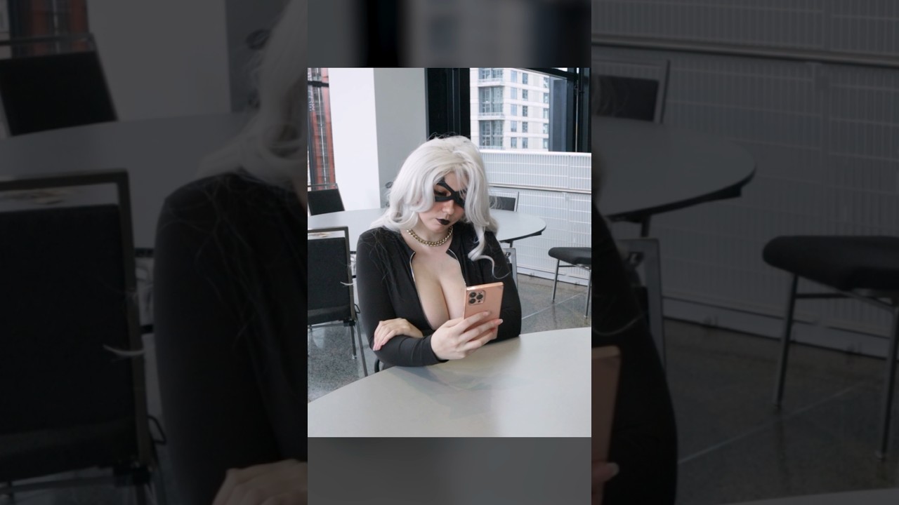 Black Cat meets Deadpool 😺 #deadpool #blackcat #cosplay