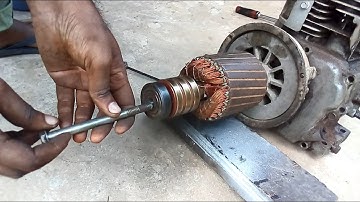 How To Remove Generator Rotor | Robin EY 18 Generator Armature Remove
