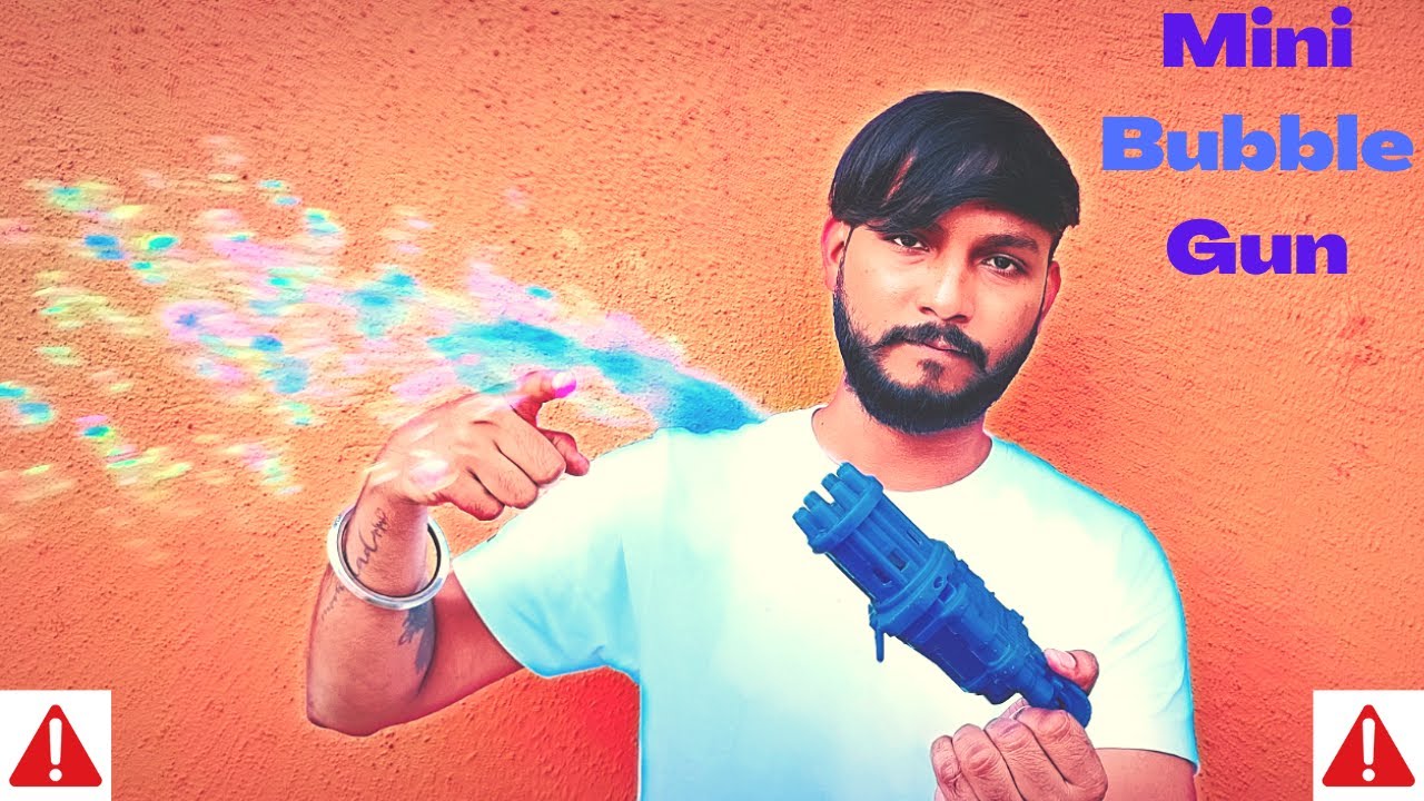 Biggest Bubble Machine Review 2022 Rocket Boom Bubble Gun  बुलबुले वाली बंदूक unboxing bubble gum