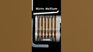 How to use the micro medium pick #locks #locksmith #locksport #lockpicking #edc #diy