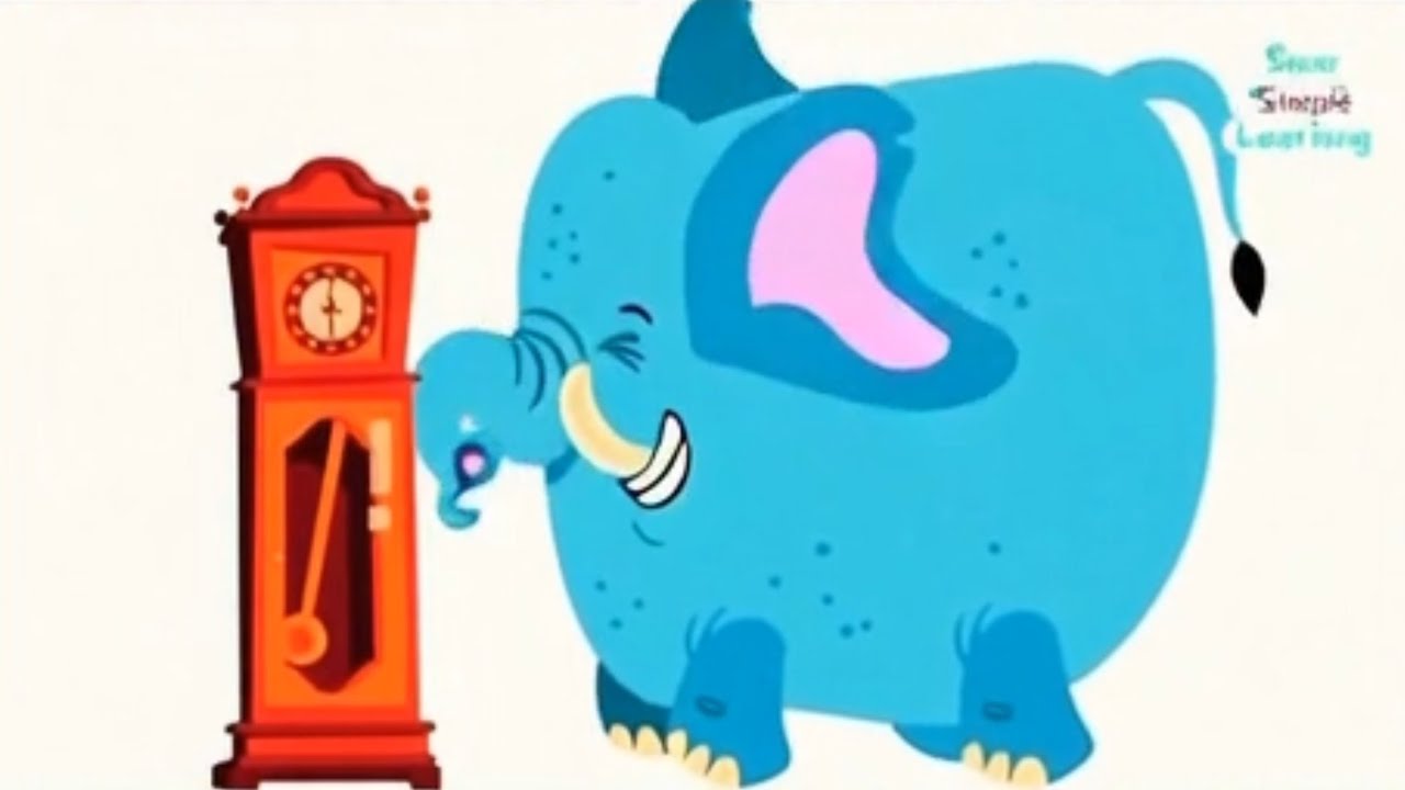 Color elephants 🐘 Hickory dickry dockk song 90  | Honey Nursery Rhymes & kids songs.