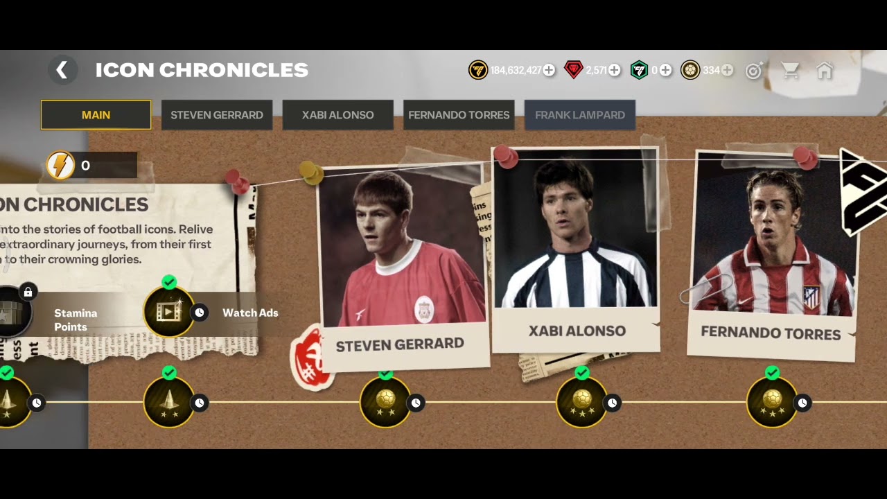 Tips cepat menyelasikan icon journey/perjalanan icon dan dpt universal coin lebih banyak FC MOBILE