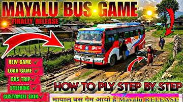 Mayalu Nepali Bus Game Finally Release New Nepali Bus game 🎮 How To Download Nepali Bus game 🎮 