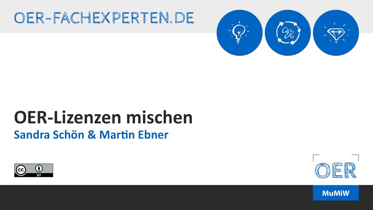 OER-Lizenzen mischen 