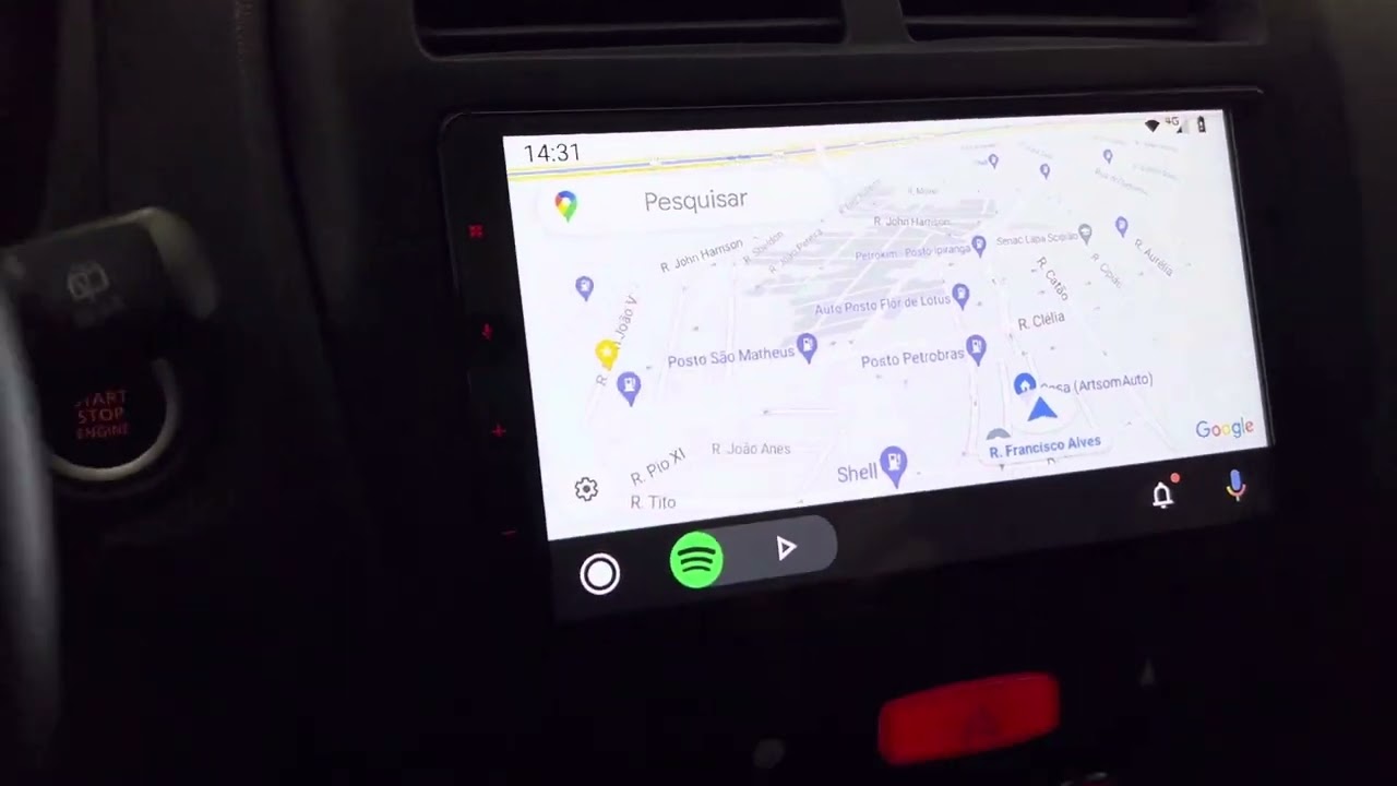 Mitsubish ASX - Central Pioneer 9” HD - CarPlay + Android Auto sem fio - ArtsomAuto