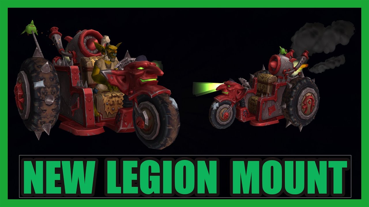 New Legion Mount [Vicious War Trike] | Legion Patch News