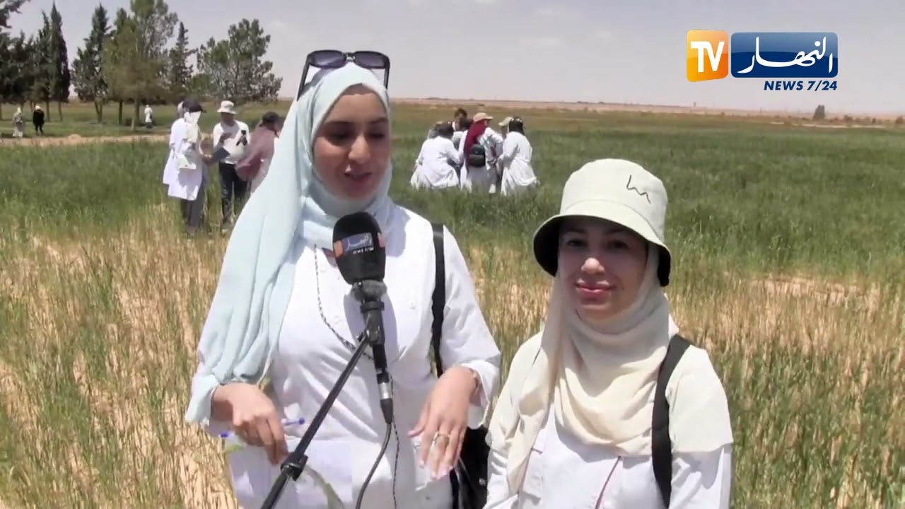 النعامة:  طلبة المدرسة العليا للفلاحة في خرجة ميدانية لتعزيز الجانب التطبيقي في الزراعة