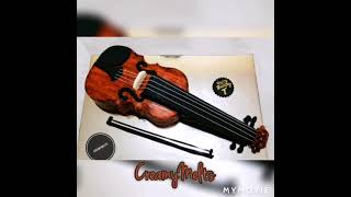 Violin Cake From Creamy Melts