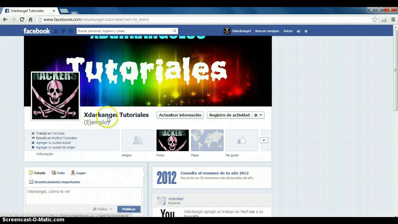 Como poner parentesis a mi nombre de facebook [Bien