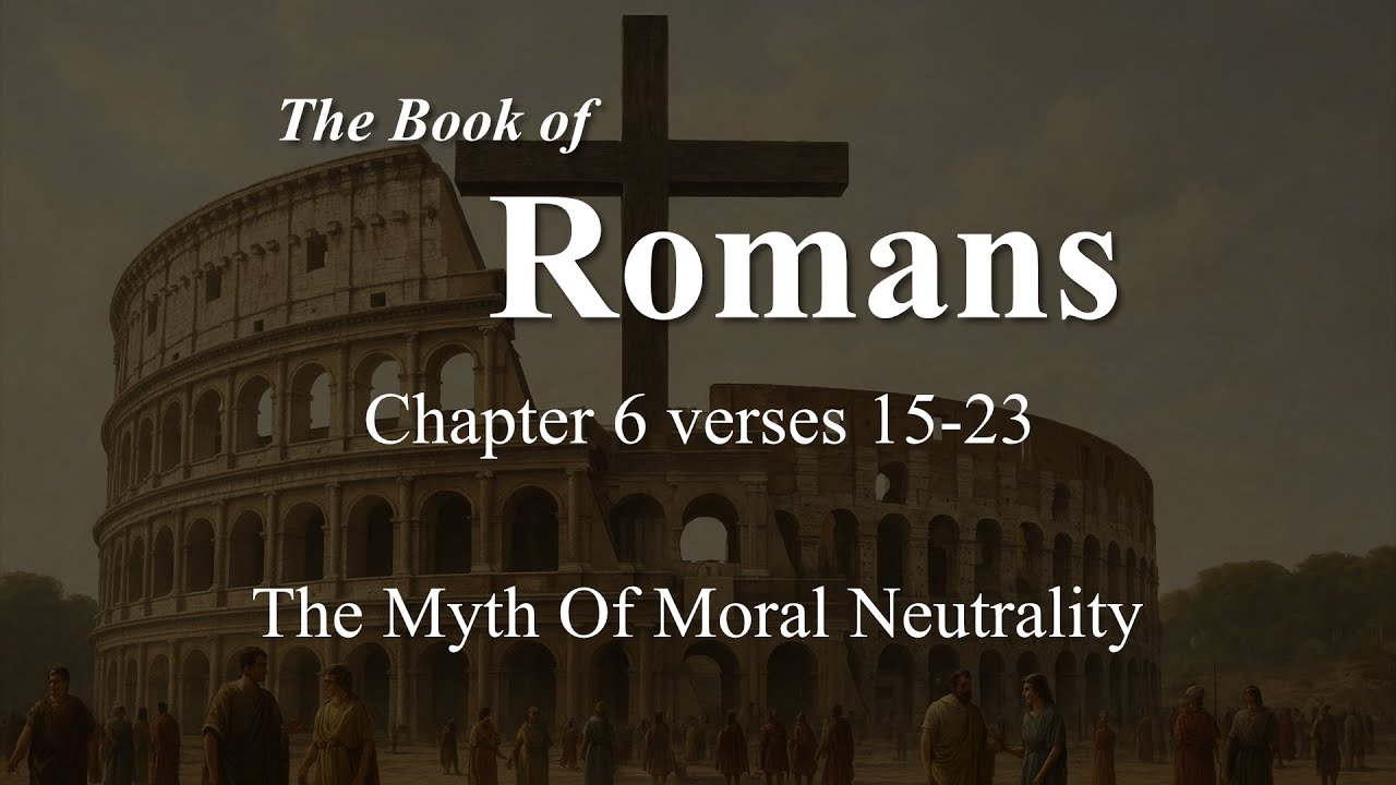 The Myth Of Moral Neutrality – The Book of Romans Chapter 6 verse 15 through 23 – Bible Study