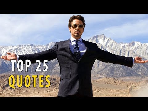 Iron Man Top 25 Quotes (2008-2017) Robert Downey Jr. Movie HD