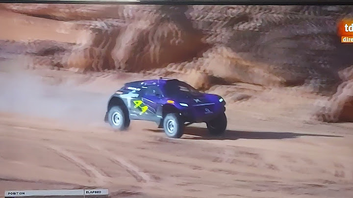 Momento del gran debut de Cristina Gutiérrez en la ExtremeE