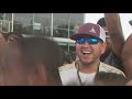 KHOU 11 Reporter Trason Bragg becomes part of the celebration at Houston's FIFA Fan Fest
