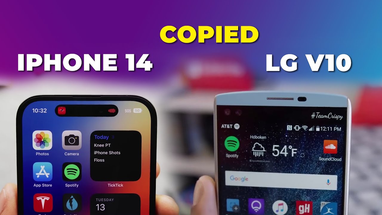 IPHONE 14 COPIED " DYNAMIC ISLAND " from LG V10 😱😱😱 