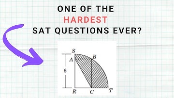 Can you solve one of the Hardest SAT Math Problems of all time? My Favorite Problems Ep. 9