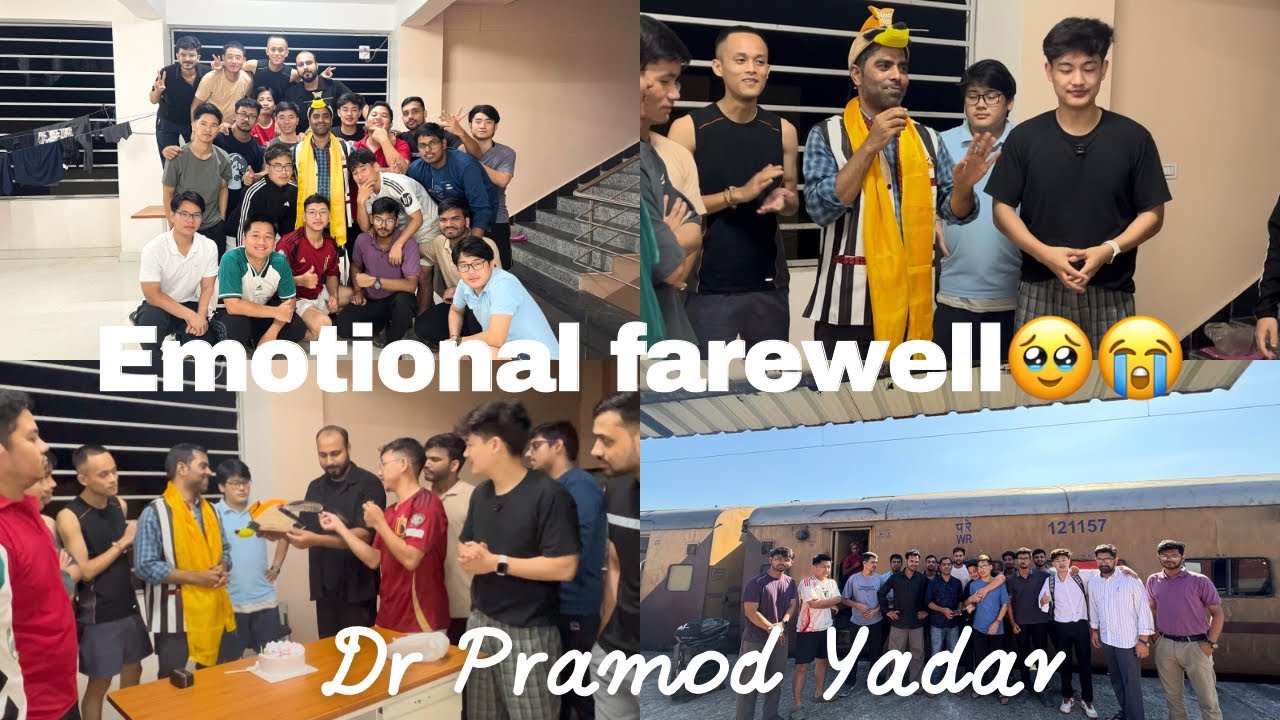 From WHITECOATS🩺👨‍⚕️ to warm hearts, our farewell to DR PRAMOD SIR||batch 21-22|| #doctor #trihms