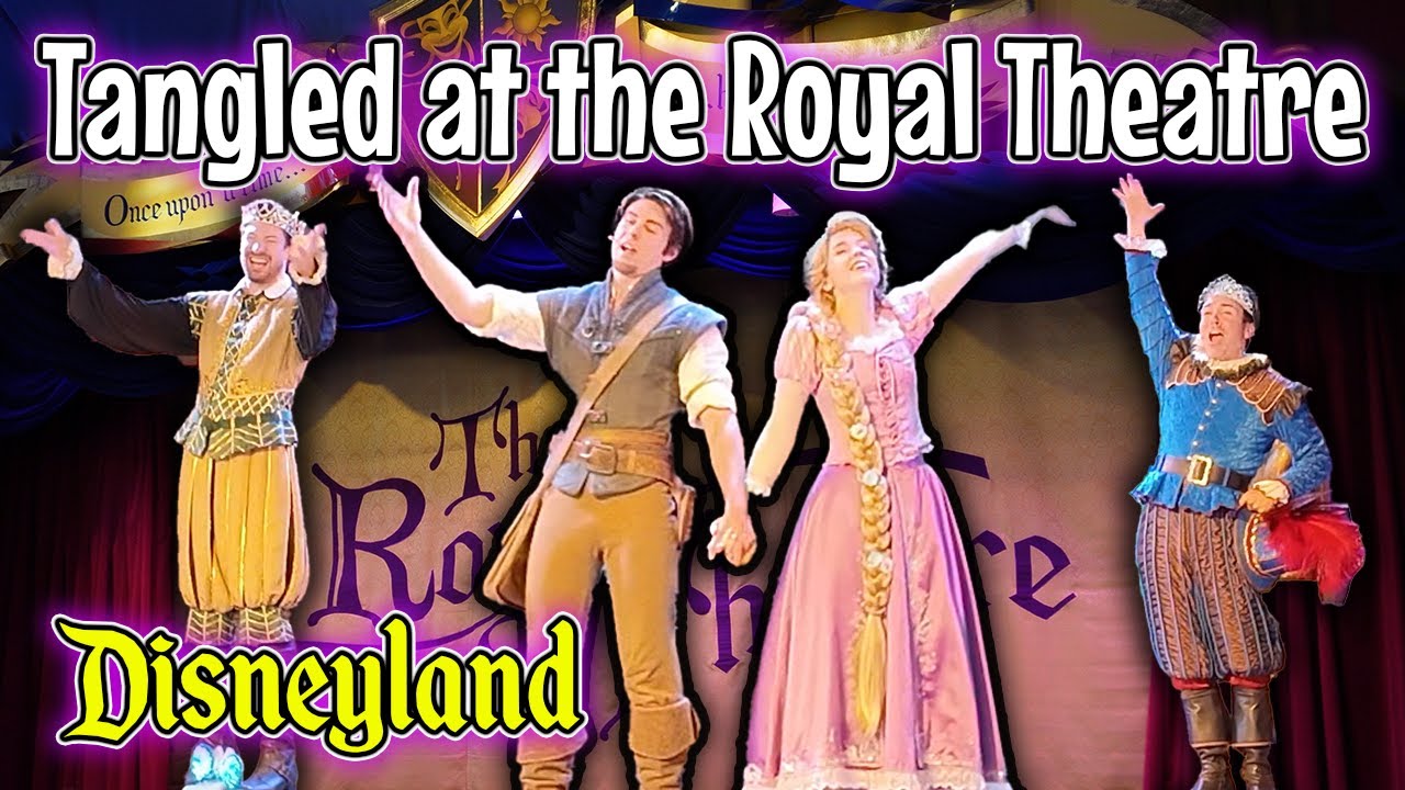 Tangled Show at Disneyland | Storytelling at the Royal Theatre with Rapunzel and Flynn Rider