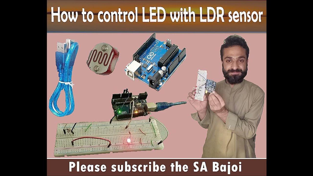 How to control LED with LDR sensor // Part (1) Arduino tutorial project ...