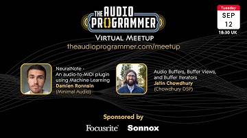 The Audio Programmer Virtual Meetup (Sep 12, 2023 at 1830 UK)