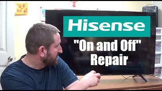 Gaming On A Budget: Hisense "On and Off Repair" Full Tutuorial (55" R6 Series 4K HDR10 Model 55R6E3)