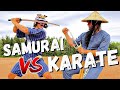 Why karate was not invented against samurai