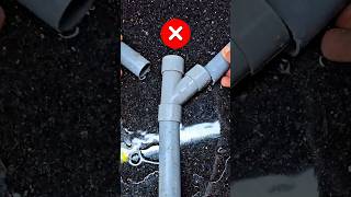 Strong Way to Join 3 PVC Pipes #plumbing #howto #DIY #ideas