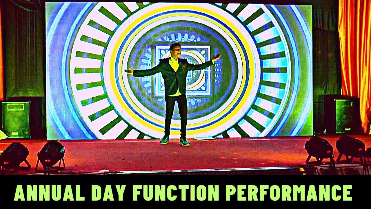 Annual Day Function Dance Performance with teacher_ #Aazaadiyan - YouTube